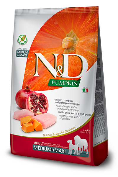 N&D Pumpkin Chicken and Pomegranate Adult Medium/Maxi